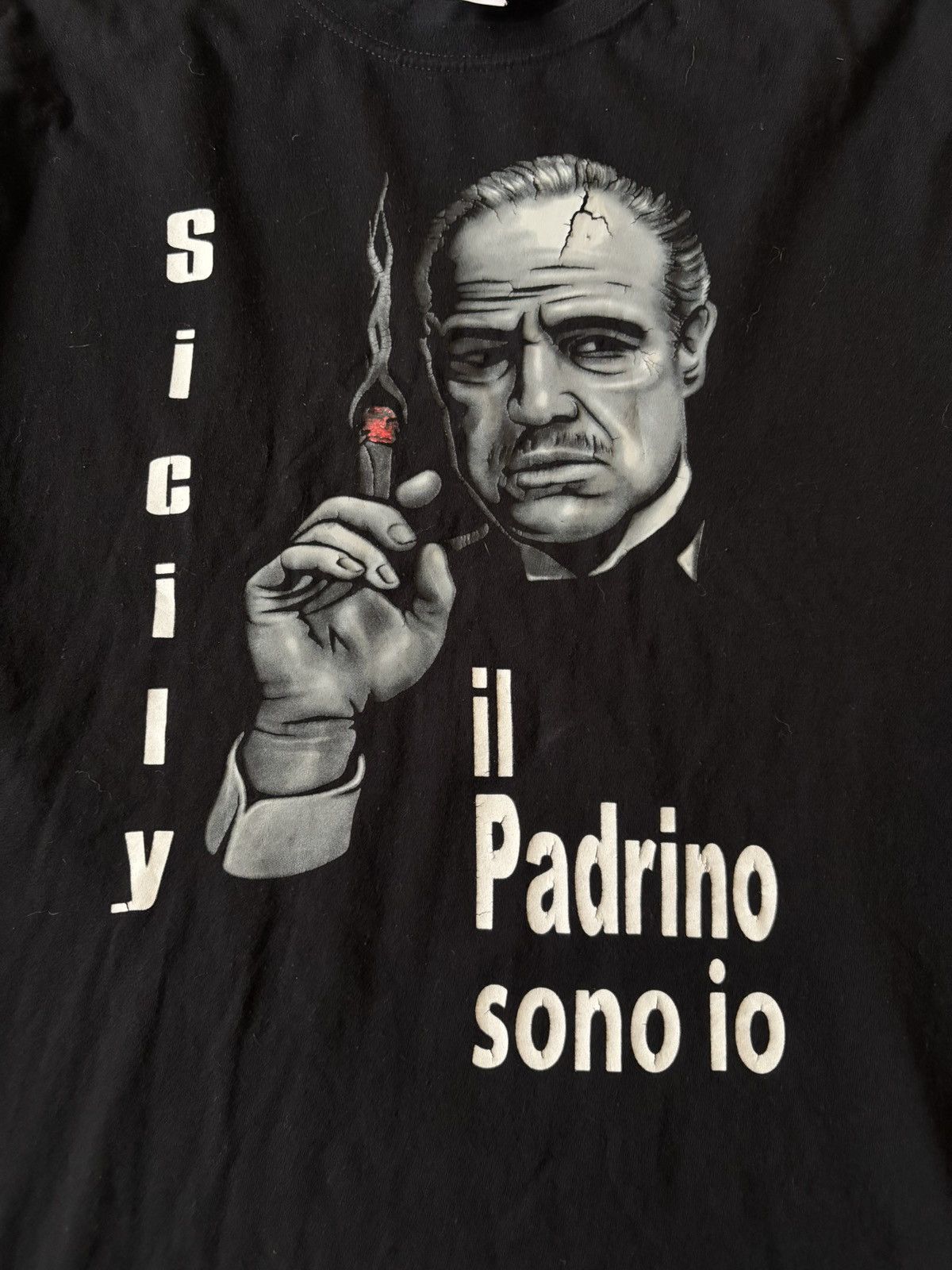 Grailed × Vintage The Godfather Sicily Il Padrino vintage t shirt tee rare Size US L / EU 52-54 / 3 - 4 Thumbnail