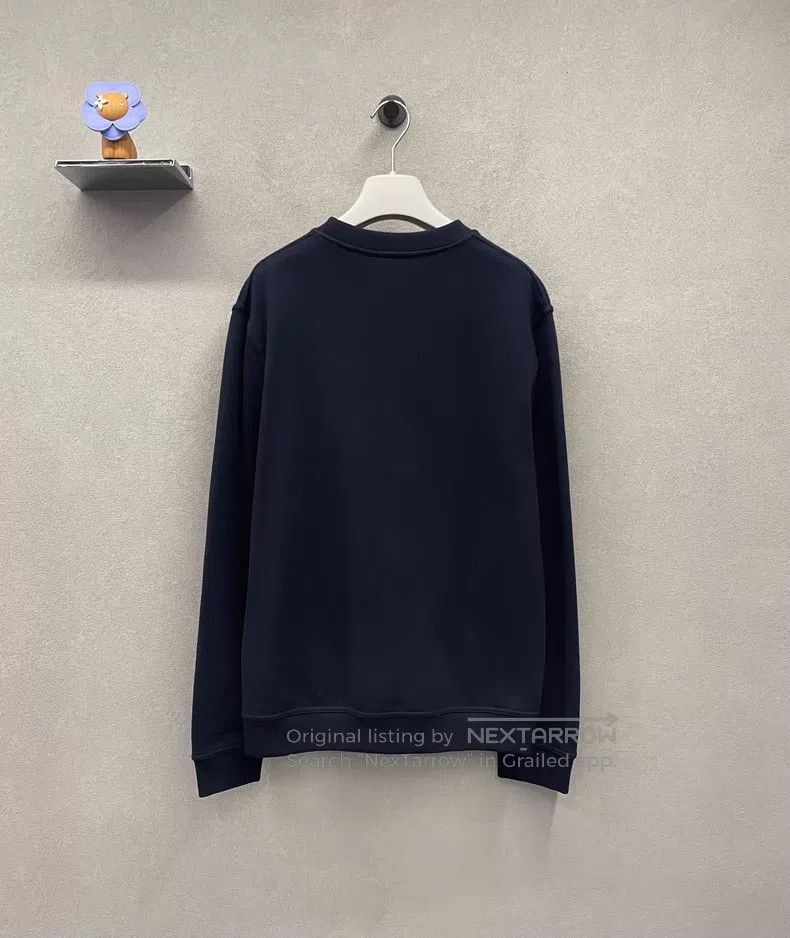 Hermes Hermes Warhorse Printed Navy Blue Sweatshirt Size US L / EU 52-54 / 3 - 2 Thumbnail