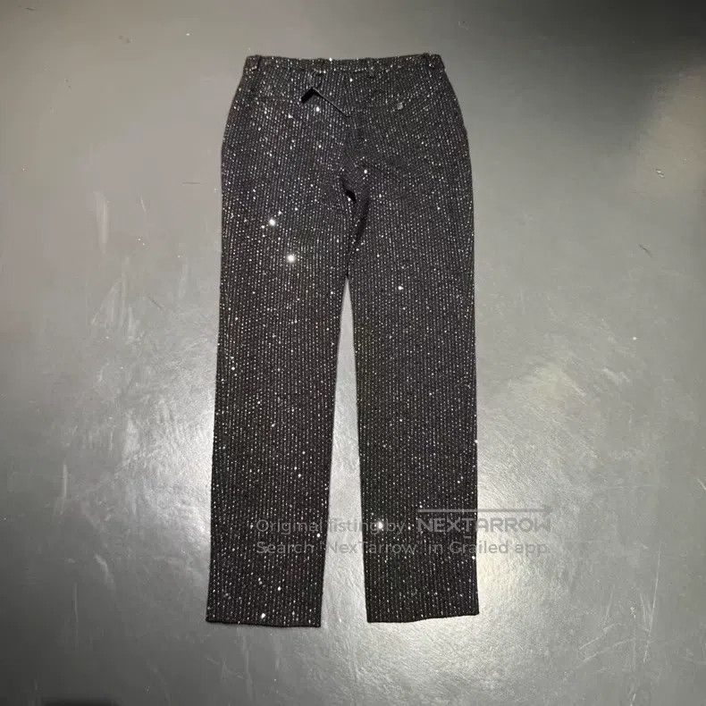 Saint Laurent Paris Saint Laurent Paris Sequined Dress Pants Size US 30 / EU 46 - 2 Thumbnail