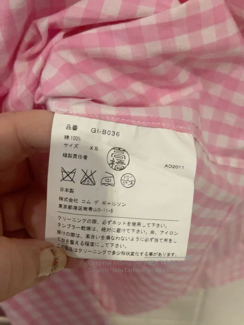 Comme des Garcons Comme Des Garcons Main Line Rose Pattern Shirt Size XS / US 0-2 / IT 36-38 - 2 Thumbnail