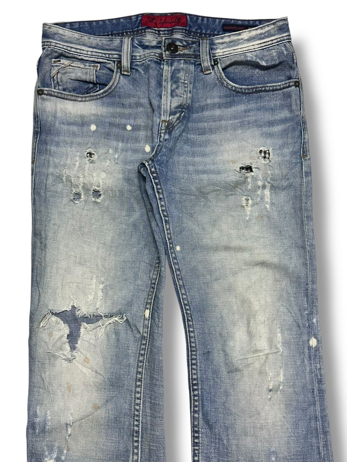 Cult Of Individuality Cult of individuality Vintage Distressed Wideleg & Painted Size US 33 - 4 Thumbnail