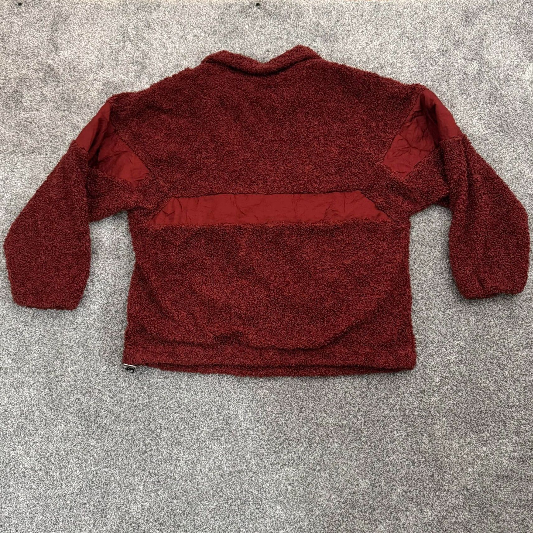 Adidas Adidas Originals Sherpa Jacket Womens S 1/2 Zip Kangaroo Pocket Red, Cozy, Regular Fit, Long Sleeve, Zip, Fleece, Logo - Vintage No, 2nd Hand? Size S / US 4 / IT 40 - 7 Thumbnail