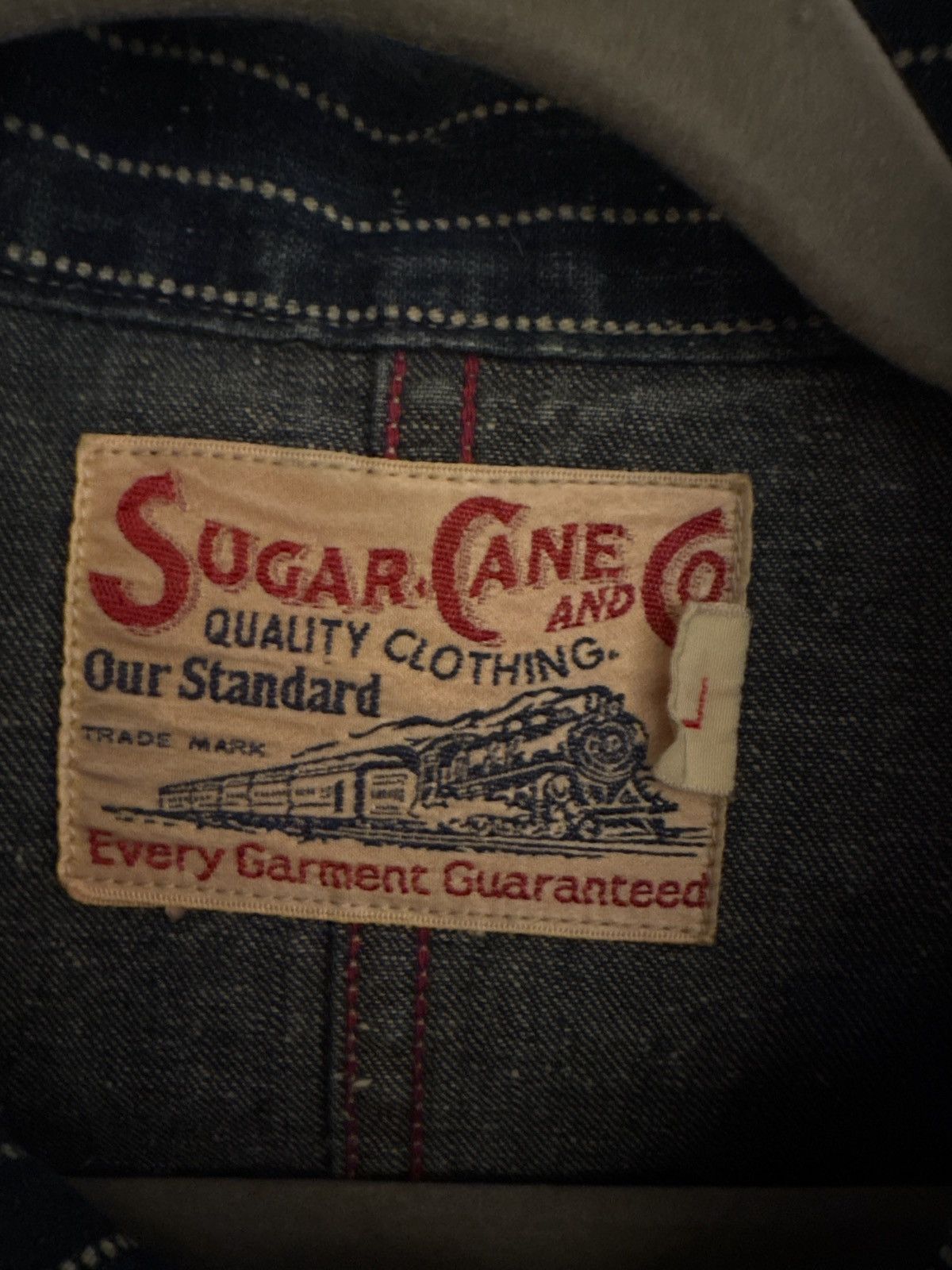 Sugar Cane Amazing Sugar Cane Denim Chore Coat Size US L / EU 52-54 / 3 - 2 Thumbnail