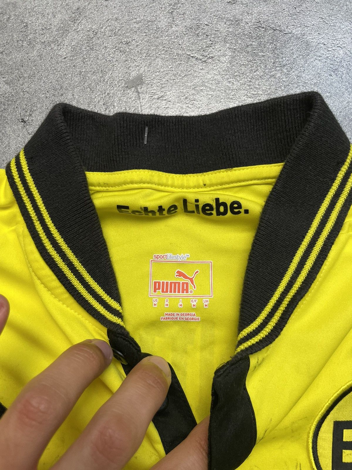 Puma × Vintage Puma Borussia Dortmund soccer jersey football lewandowski 9 Size US M / EU 48-50 / 2 - 4 Thumbnail