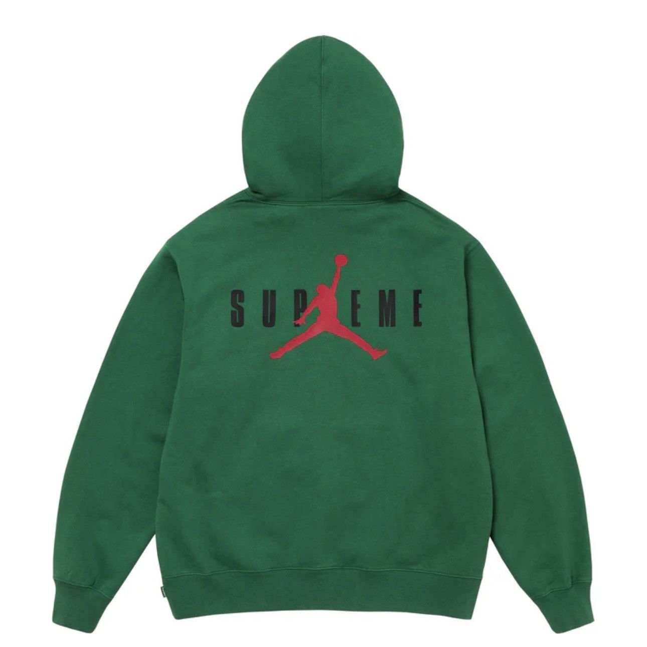Nike x Supreme x Jordan Hooded Sweatshirt FW24 Green Size M