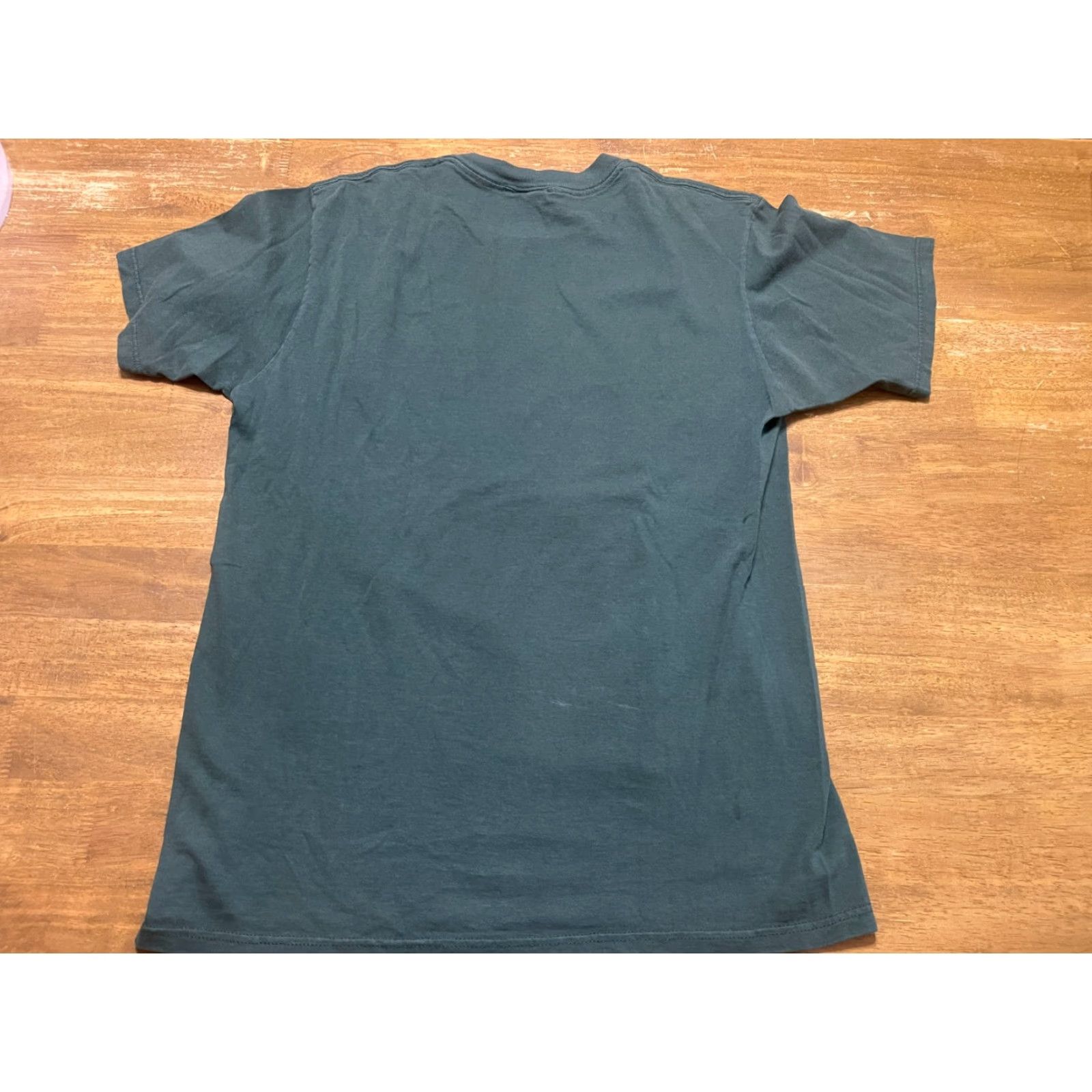 Nutmeg Nutmeg Shirt Mens Large Green Gray Packer Fan? Yes I am Nutmeg T-Shirt Short Sleeve Regular Vintage No? (adjust) Size US L / EU 52-54 / 3 - 2 Thumbnail