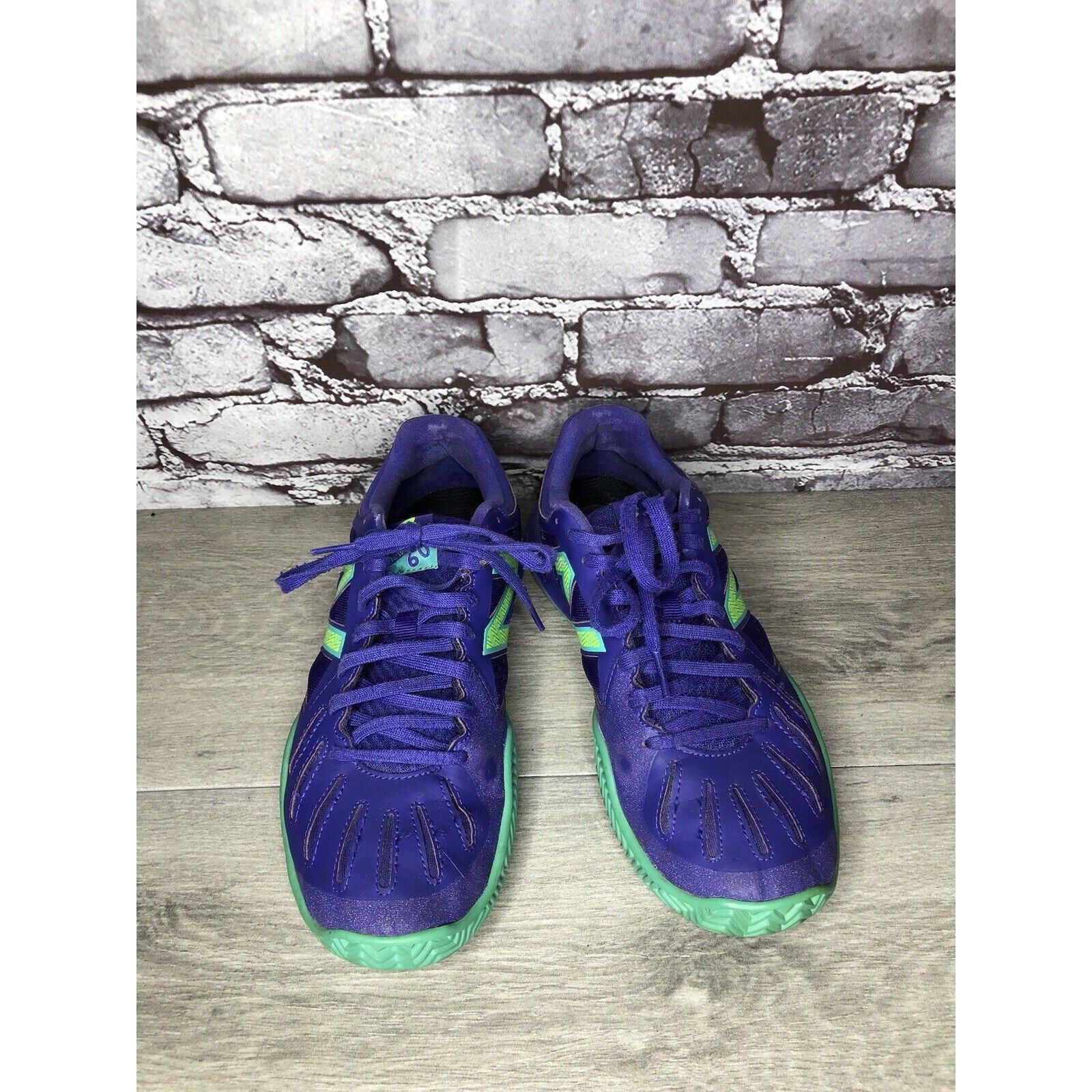 New Balance New Balance WC60PT1 60 Purple Green Lace Up Running Shoes Wo Size US 10 / IT 40 - 20 Thumbnail