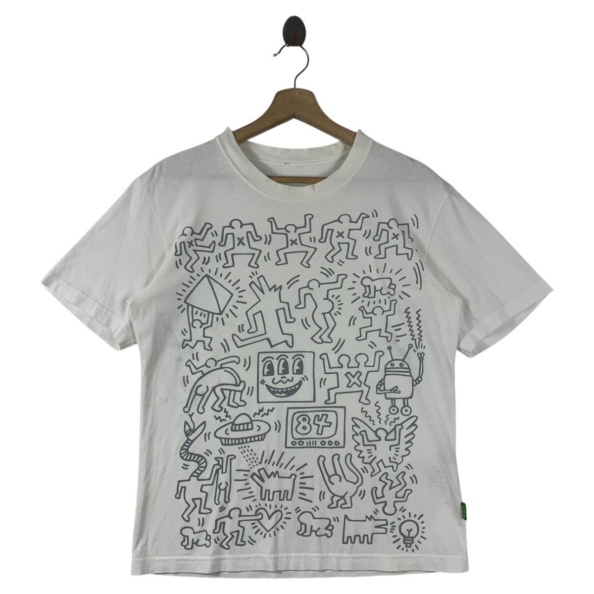 Keith Haring × Vintage Vintage KEITH HARING pop art printed tee Size US M / EU 48-50 / 2 - 1 Thumbnail