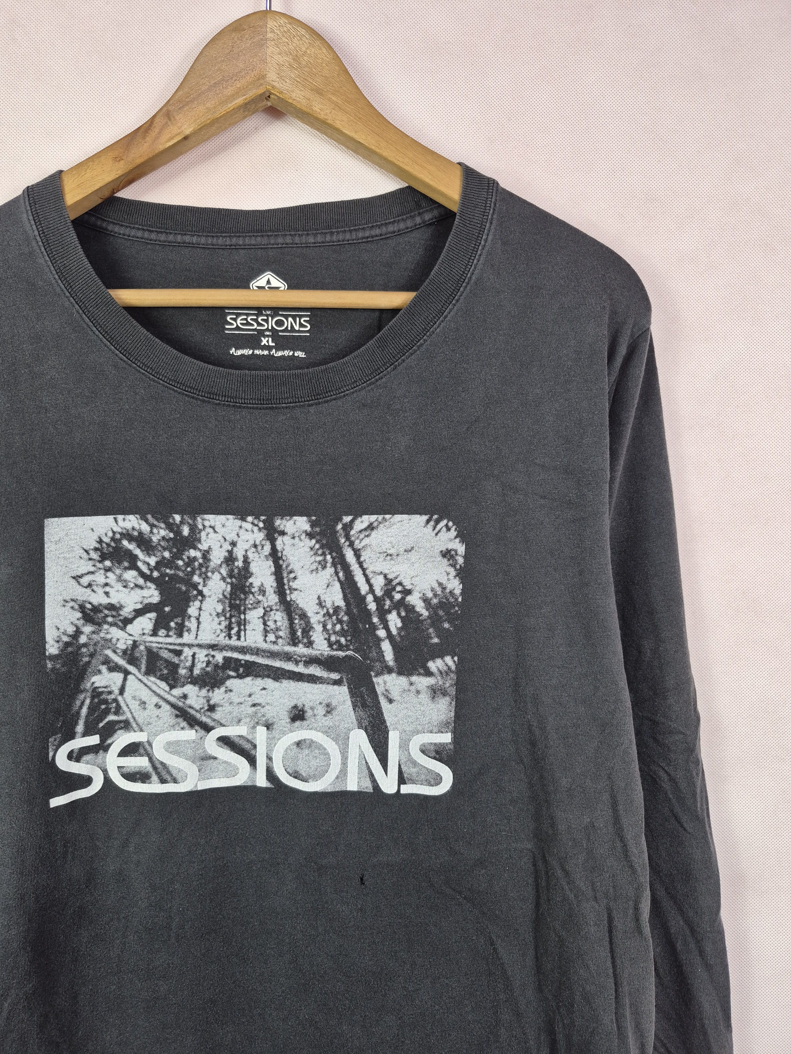 Sessions 🔥 Sessions Skate Streetwear Longsleeves Tee Size US L / EU 52-54 / 3 - 2 Thumbnail