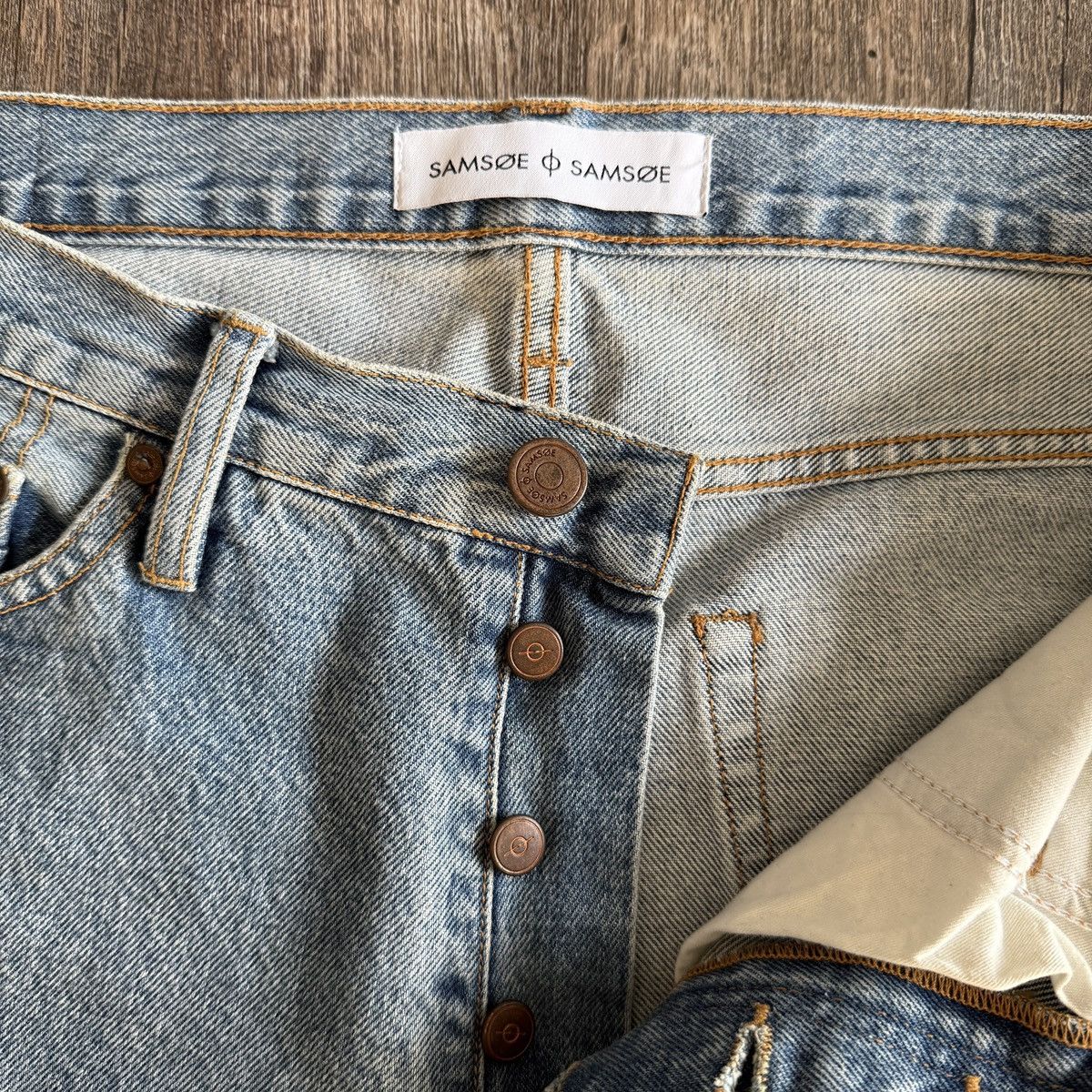 Samsoe Samsoe Samsøe & Samsøe Denim Jeans - Light Blue Size US 31 - 2 Thumbnail