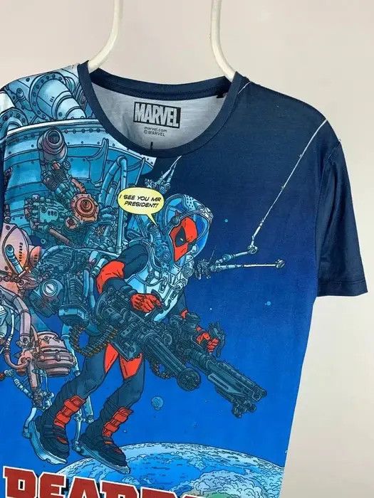 Marvel Comics Marvel comics Deadpool T-shirt anima size Large band tee Size US L / EU 52-54 / 3 - 2 Thumbnail