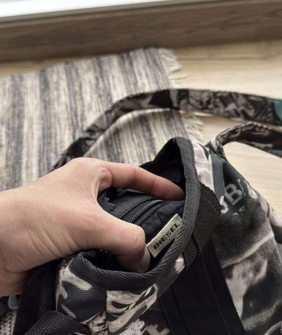 Diesel × Vintage Vintage Diesel Y2K Cross body Camo Military messenger bag Size ONE SIZE - 9 Thumbnail