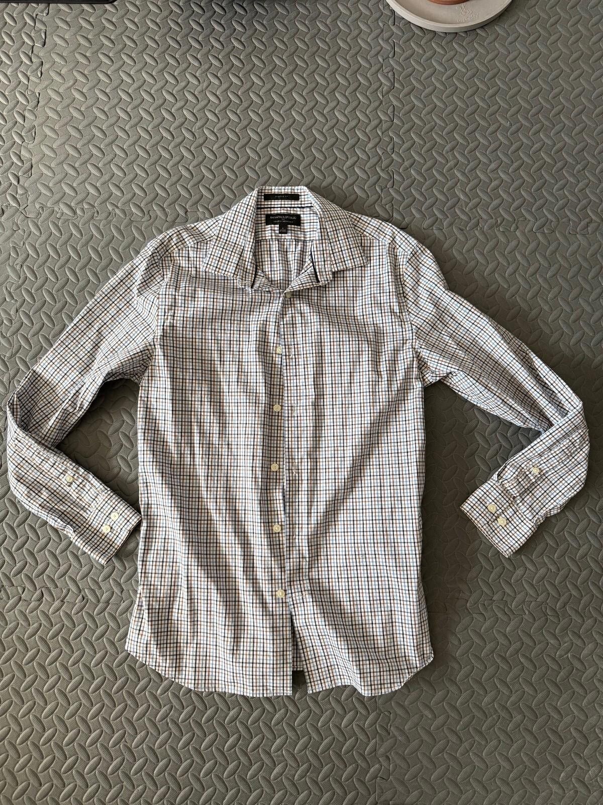 Banana Republic Banana Republic Mens Athletic Wrinkle Resistant Button-Up, S Size US S / EU 44-46 / 1 - 1 Thumbnail
