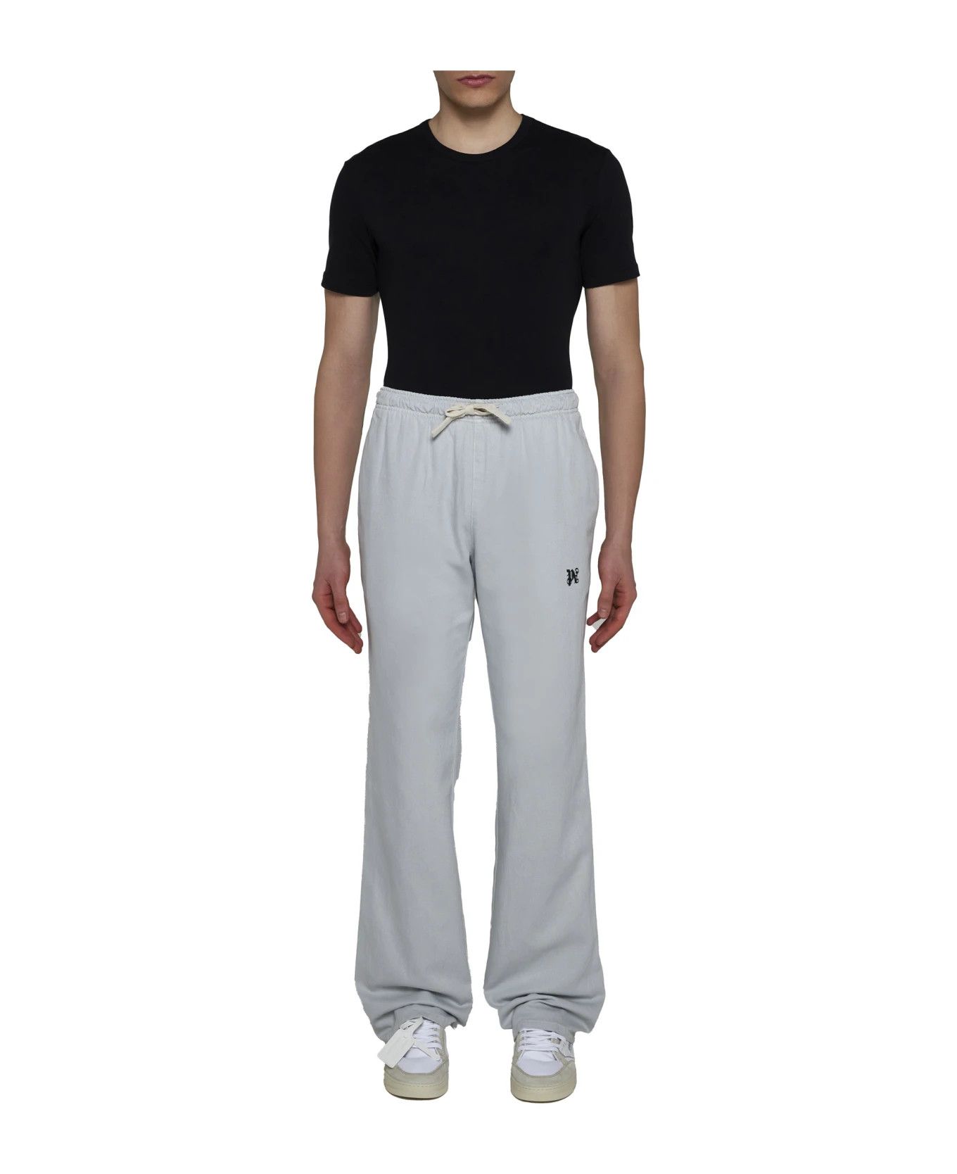 Palm Angels o1y0325 Logo Jogger & Sweatpant in Light Grey Size US 36 / EU 52 - 5 Thumbnail