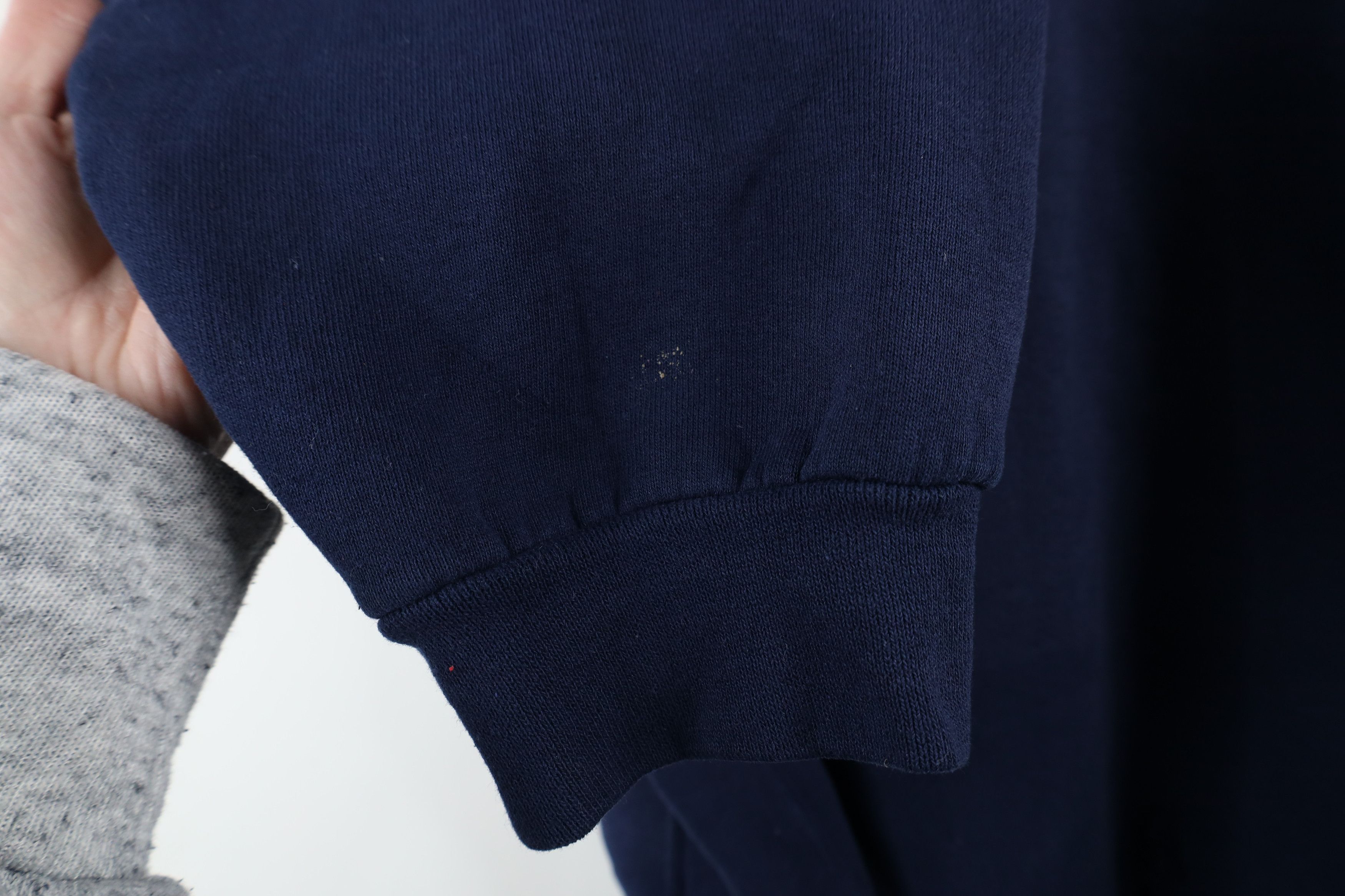 Russell Athletic Vintage 90s Russell Athletic Blank Hoodie Sweatshirt Blue Size US XXL / EU 58 / 5 - 8 Thumbnail