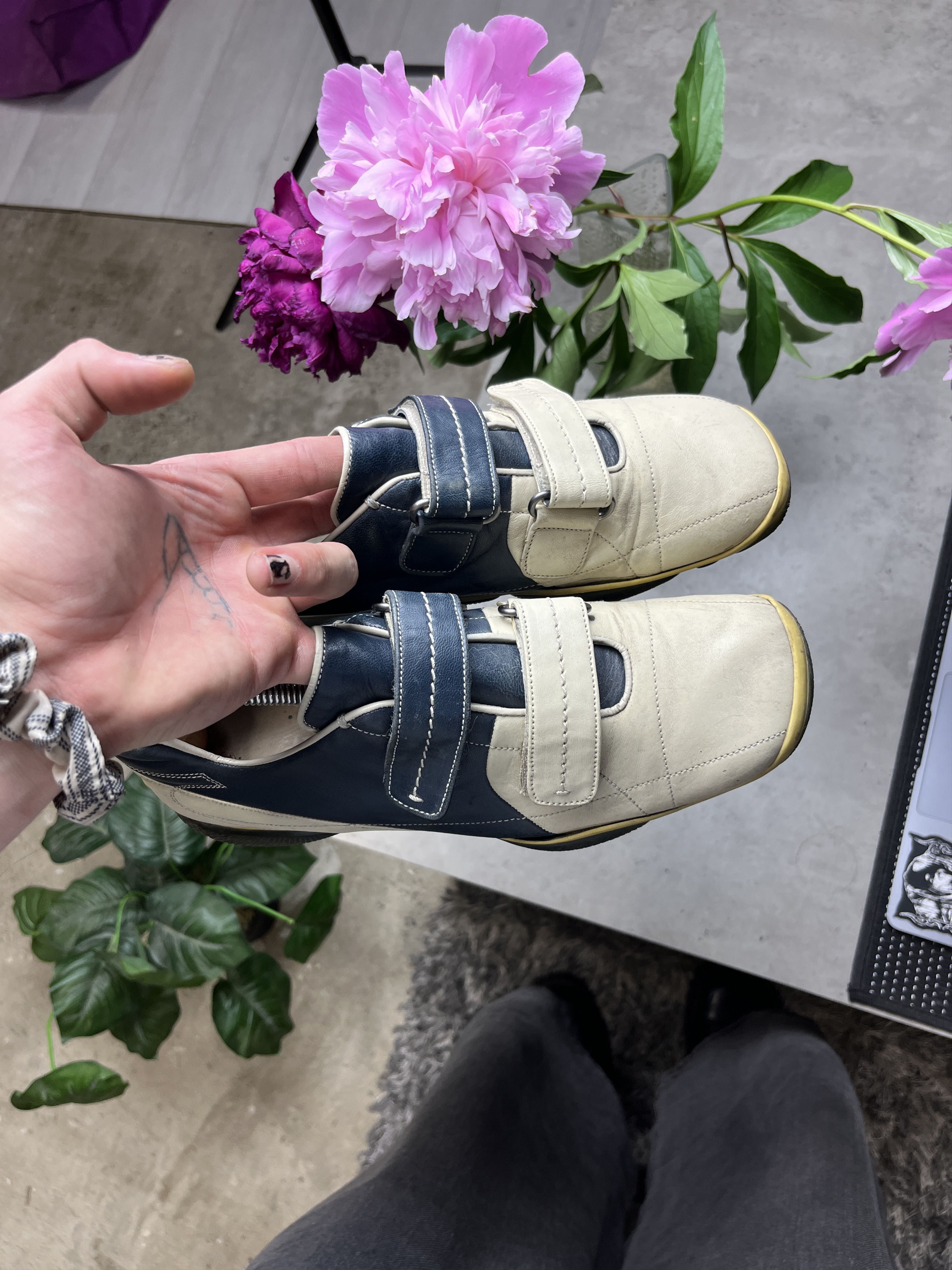 Prada Archive 2000s Prada Sport Vintage Leather Loafers Shoes 