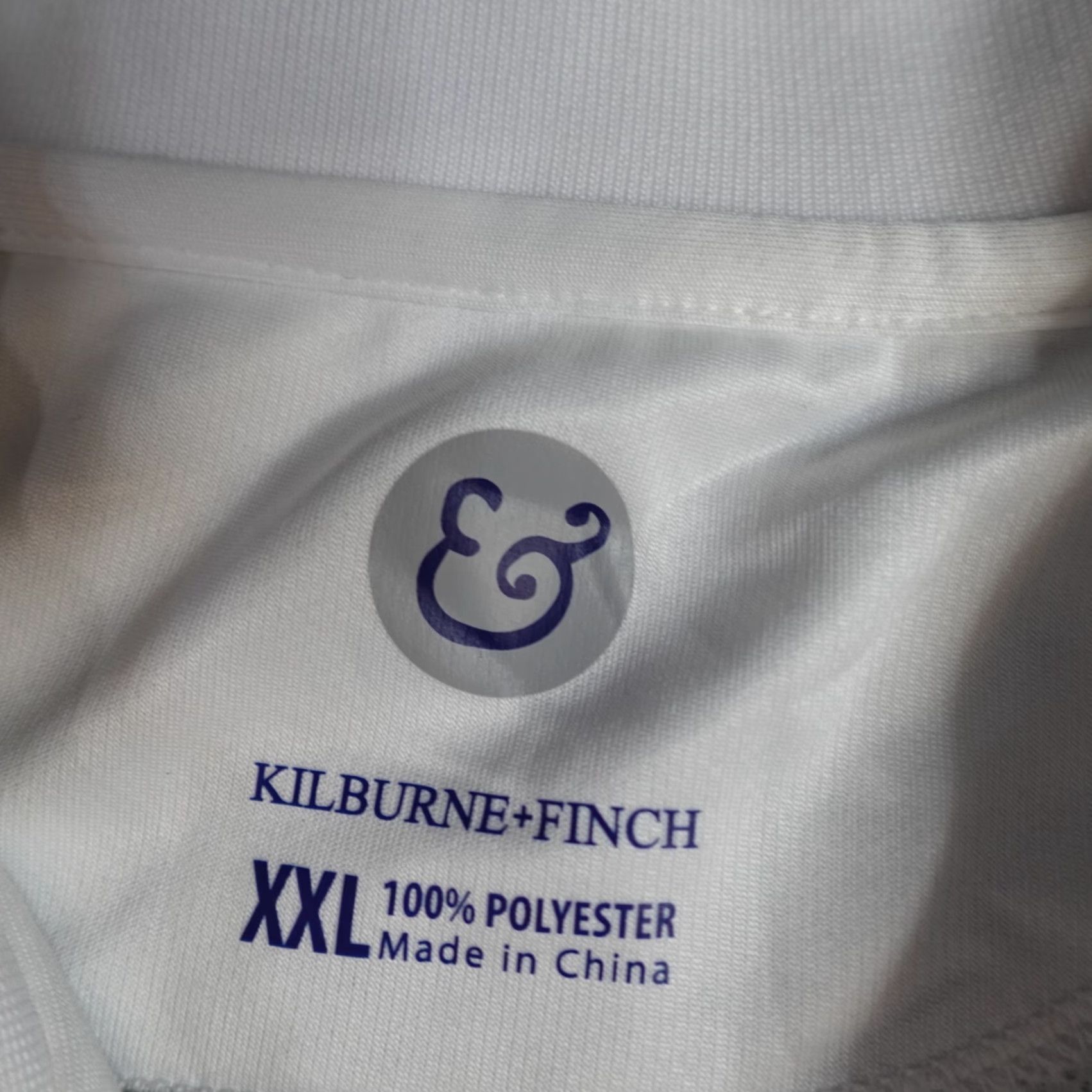 Vintage Kilburne and Finch Mens Polo Shirt 2XL White All Over Palm Trees NEW Shirt Men 2XL White Palm Trees Sports Polo Size US XXL / EU 58 / 5 - 3 Thumbnail