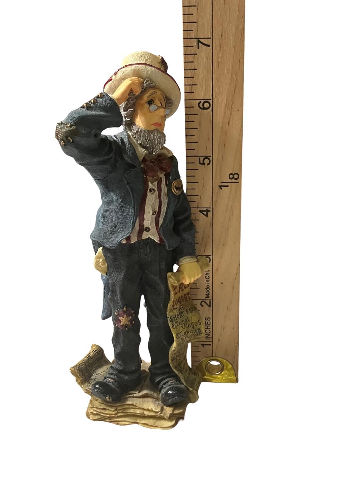 Other Vintage Uncle Sam Figurine Holding Scroll 2001 Size ONE SIZE - 6 Thumbnail