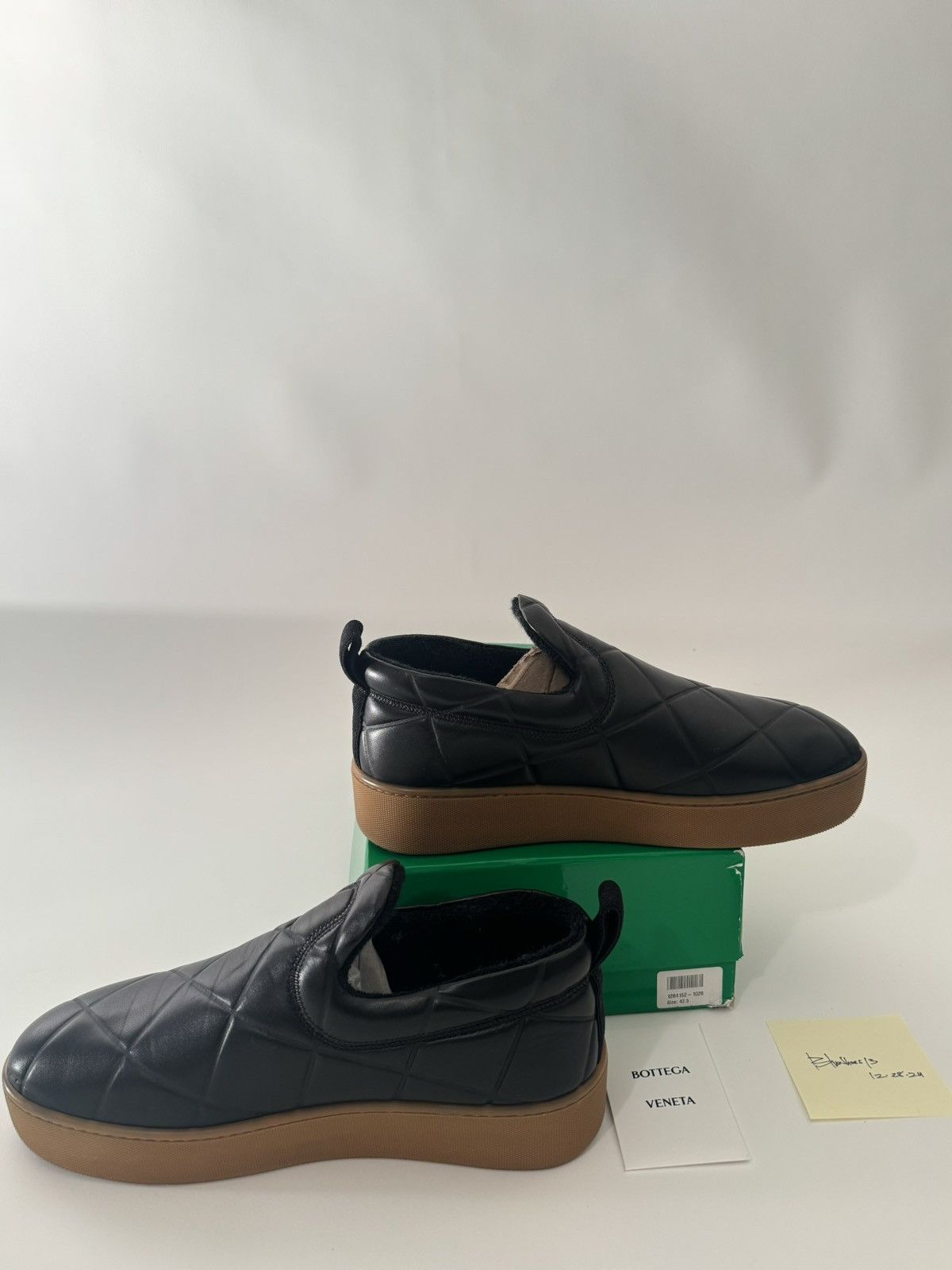 Bottega Veneta BOTTEGA VENETA Slip On leather sneakers Size US 9.5 / EU 42-43 - 3 Thumbnail
