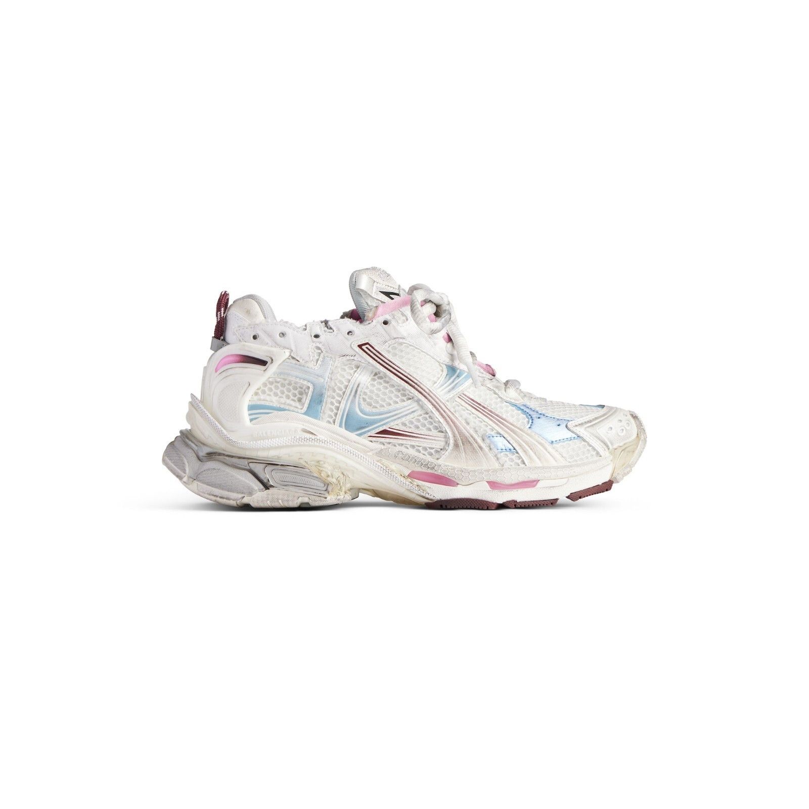 BALENCIAGA Runner Gradient $1190 Women's White/Brown/Blue/Pi