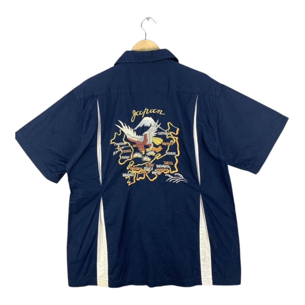 Japanese Brand Very Rare Vintage Sukajan Japan Bowling Shirt Size US L / EU 52-54 / 3 - 1 Thumbnail
