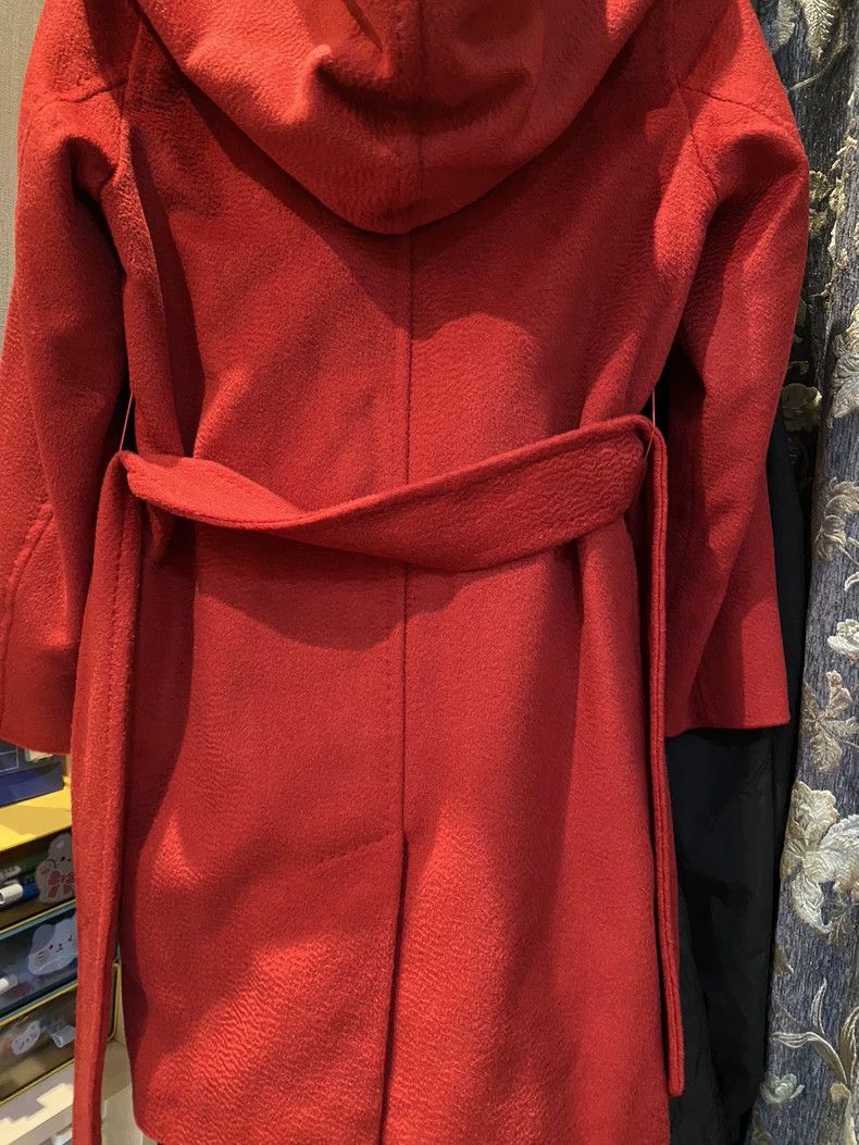 Max Mara Max Mara Rialto red hooded coat Size S / US 4 / IT 40 - 9 Thumbnail