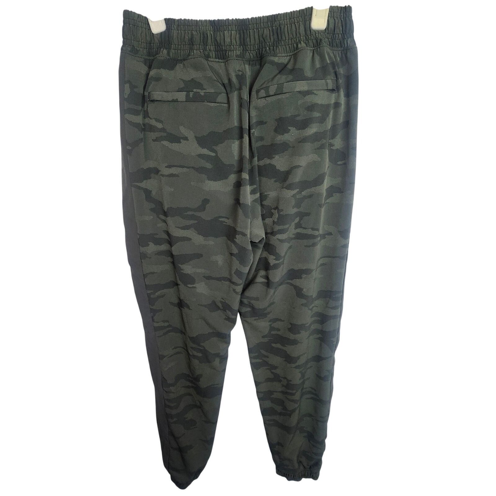 Athleta Athleta Womens Green Camo Brooklyn Textured Lined Joggers 2 Size 26" / US 2 / IT 38 - 6 Thumbnail