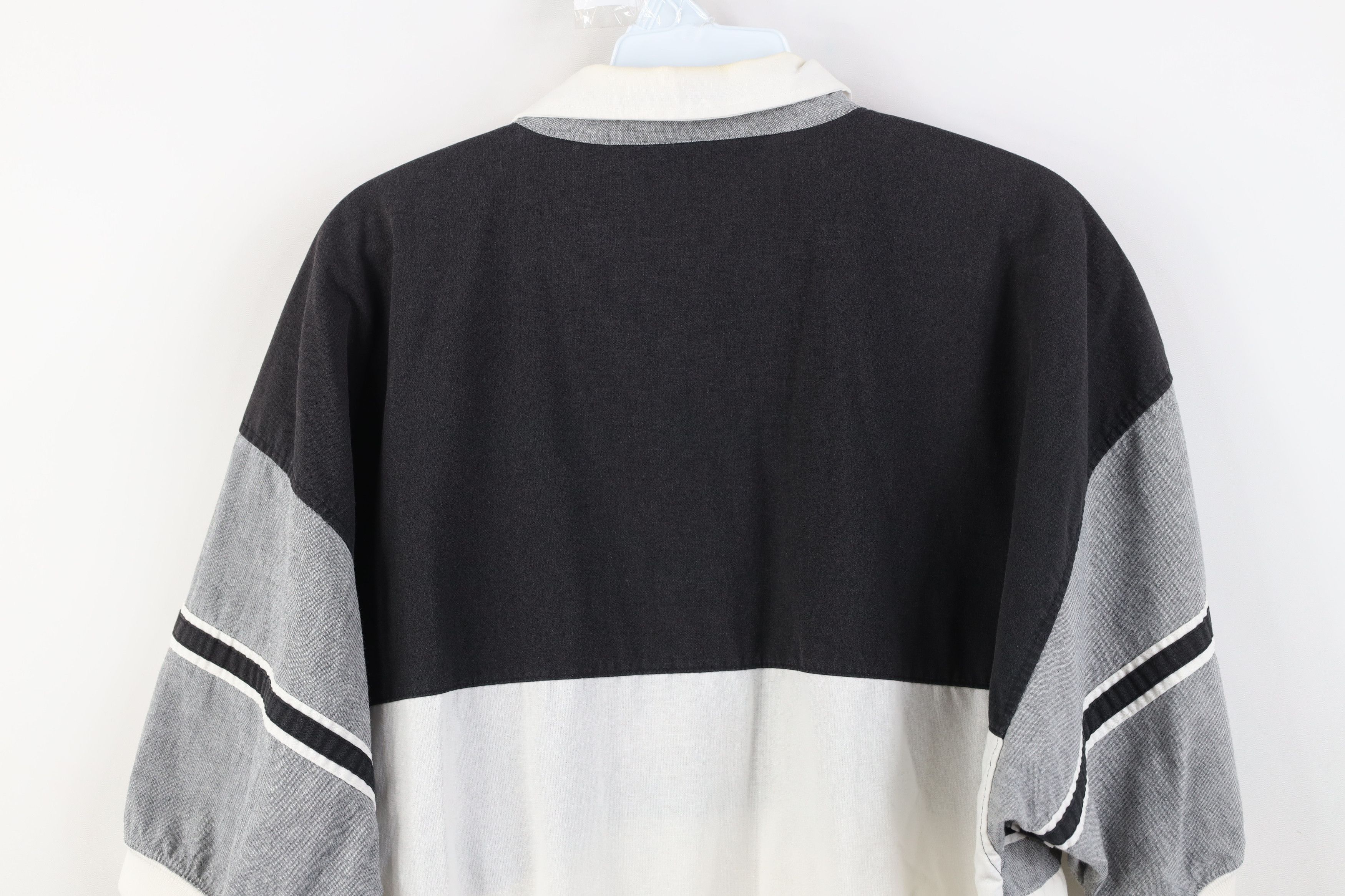 Vintage Vintage 90s Streetwear Block Pullover Polo Shirt Mob Mafia Size US XL / EU 56 / 4 - 12 Thumbnail
