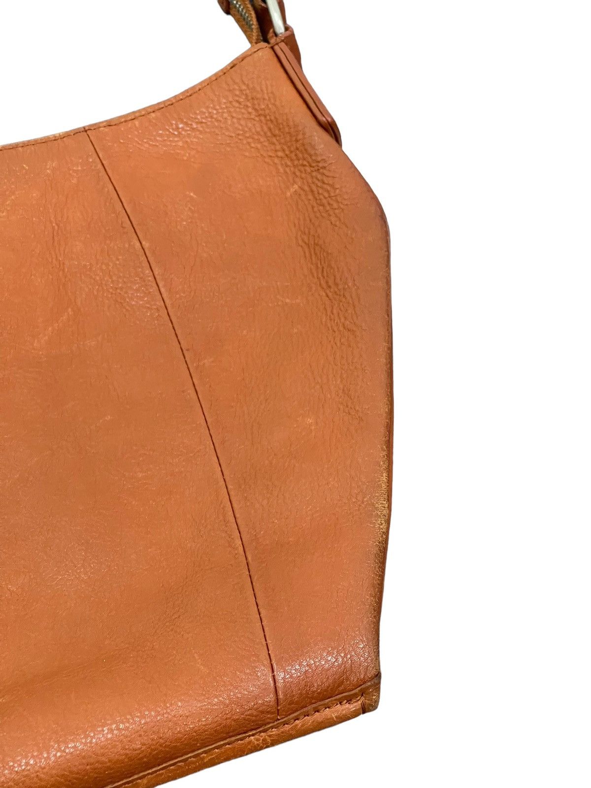 Japanese Brand Full Leather Patina Carcru Japan Cross Body Sling Bag 1🟩 Size ONE SIZE - 8 Thumbnail