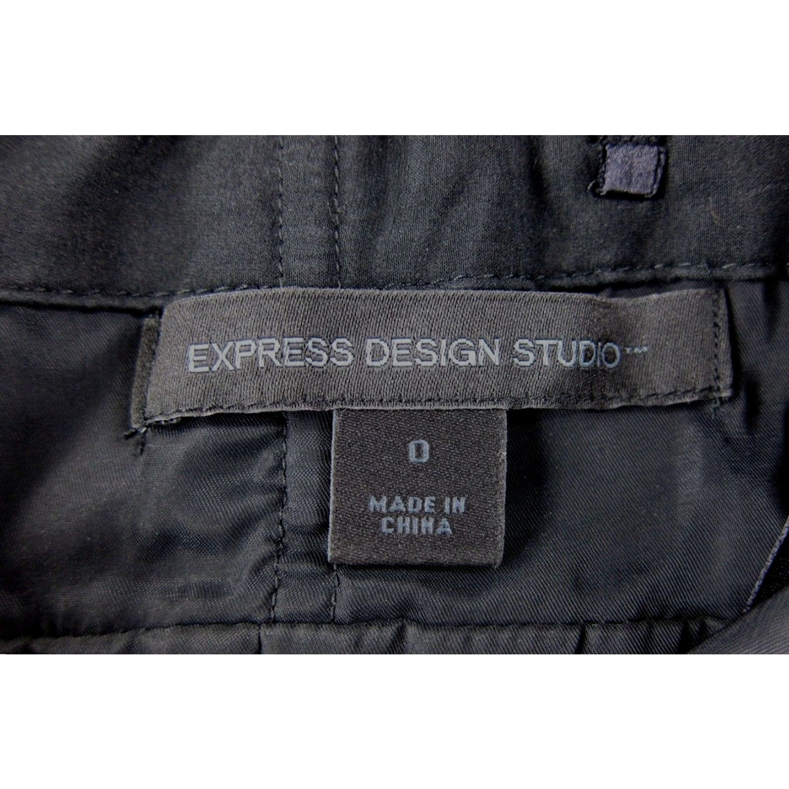 Express Express Silk Classic Black Strapless Sheath Dress - Express Design Studio - Party Cocktail 0 Women Size XS / US 0-2 / IT 36-38 - 3 Thumbnail
