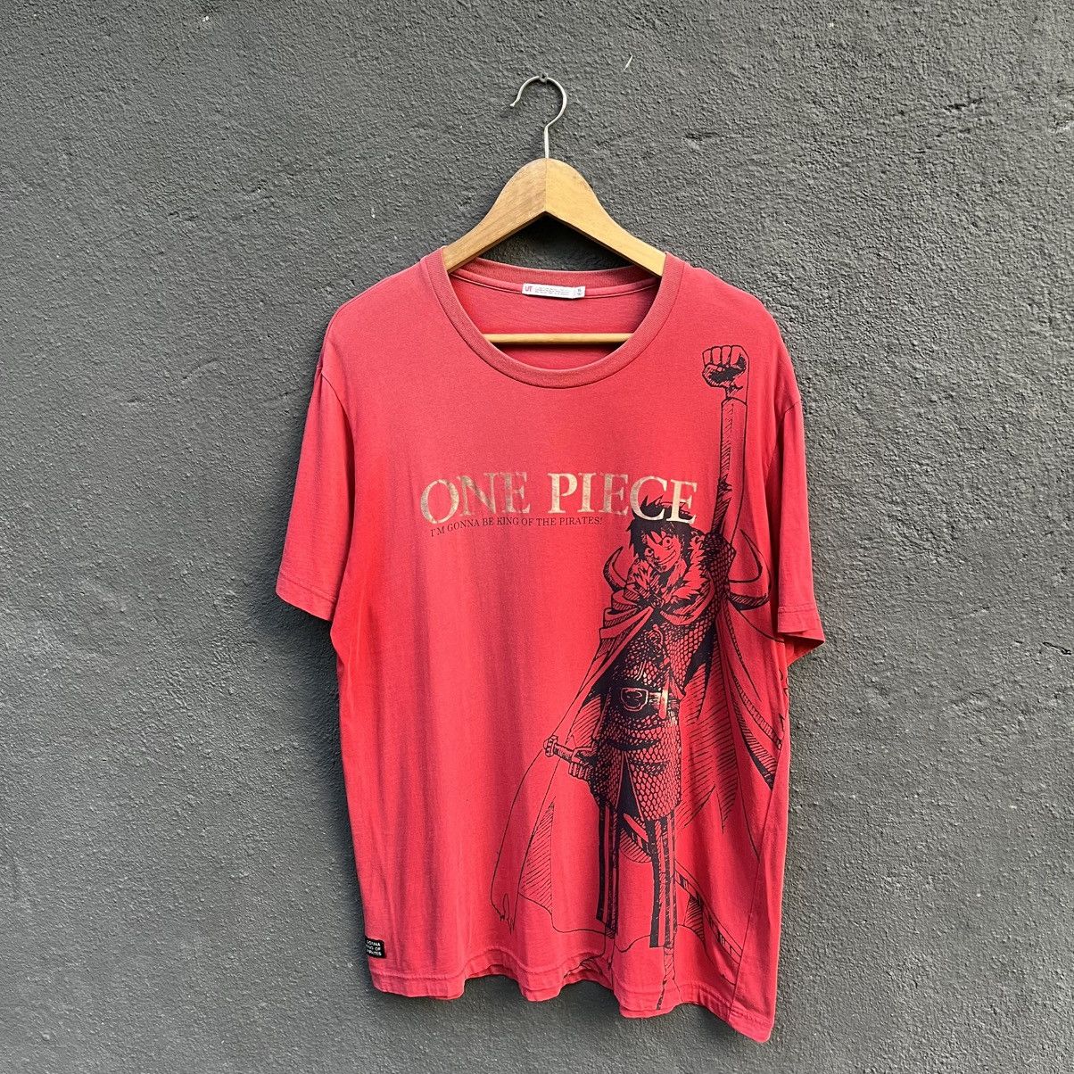 One Piece Thrashed Faded One Piece X Uniqlo Anima Tee Size US XL / EU 56 / 4 - 1 Thumbnail