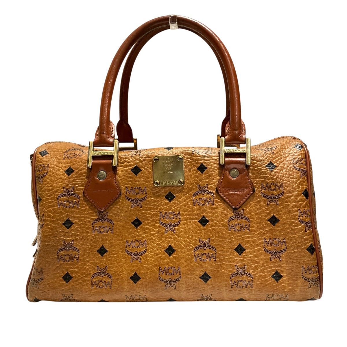 MCM MCM MCM Leather Boston Bag Leather Travel Bag V2525 DUTY FREE for USA Size ONE SIZE - 1 Thumbnail