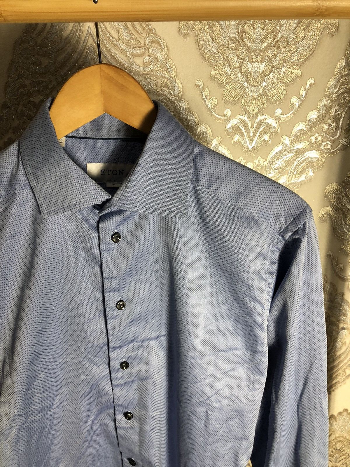 Eton VINTAGE ETON CLASSIC ITALIAN DESIGNER SHIRT CASUAL Y2K 90s Size US M / EU 48-50 / 2 - 2 Thumbnail