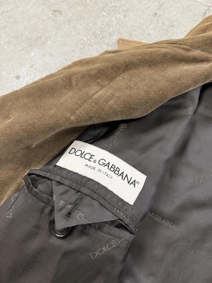 Dolce & Gabbana × Vintage AW1996 Dolce & Gabbana Trench Brown Coat Size US M / EU 48-50 / 2 - 2 Thumbnail