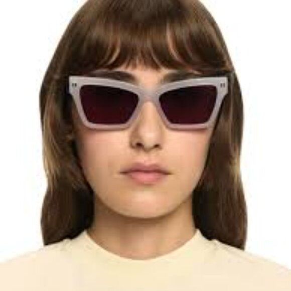 Off-White Off-White OERI110 CINCINNATI 1307 Sunglasses Black Cat Eye Size ONE SIZE - 2 Thumbnail