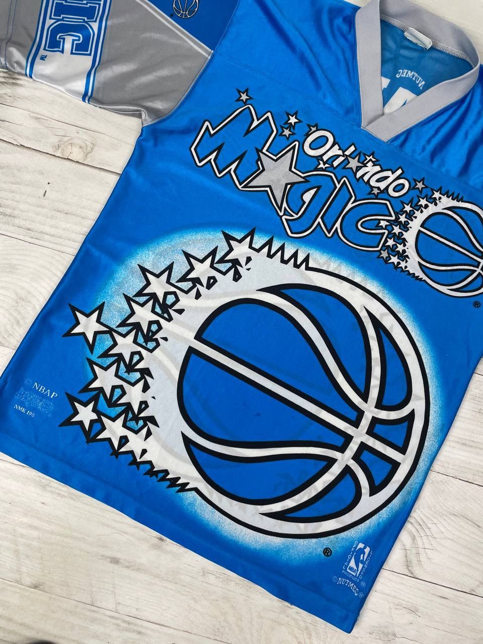 Nutmeg Vintage Nutmeg Mills Orlando Magic All Overprint Shirt 90s Size US M / EU 48-50 / 2 - 3 Thumbnail