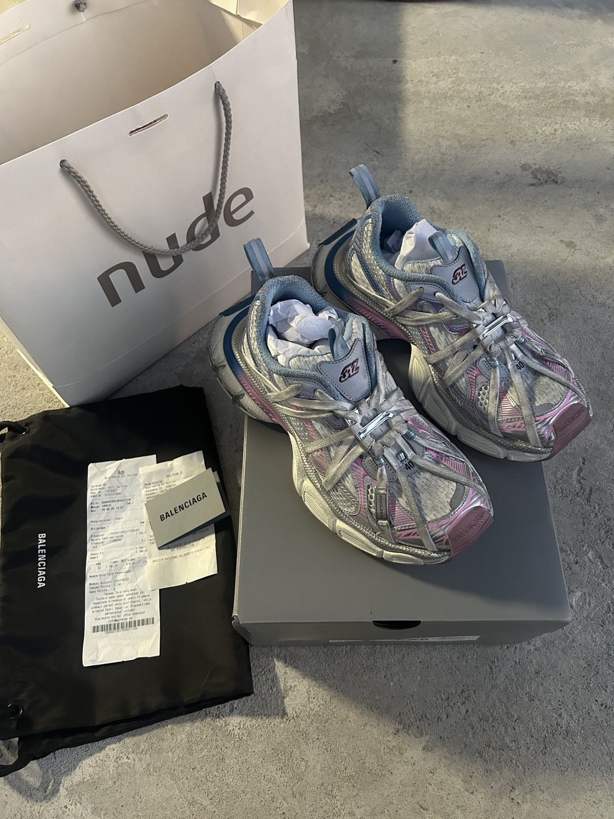 Balenciaga Balenciaga 3 XL Extreme Lace sneakers Size US 8 / EU 41 - 1 Thumbnail