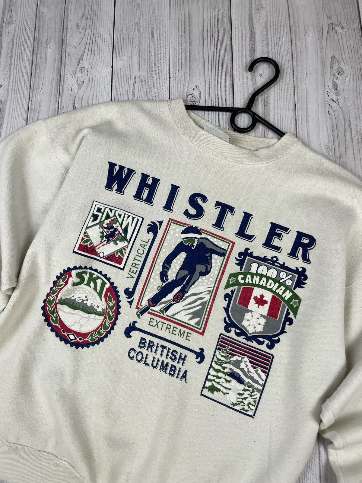 USA Olympics Vintage olympic games Whistler British Columbia sweatshirt M Size US M / EU 48-50 / 2 - 2 Thumbnail