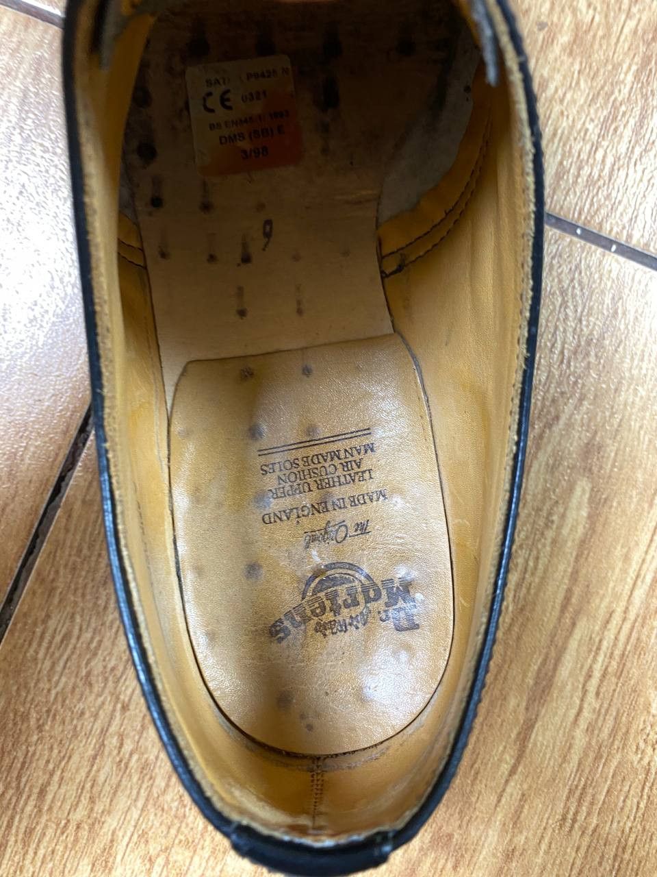 Dr. Martens 1980s Doc Martens Leather Derby Made In England Size US 9 / EU 42 - 2 Thumbnail