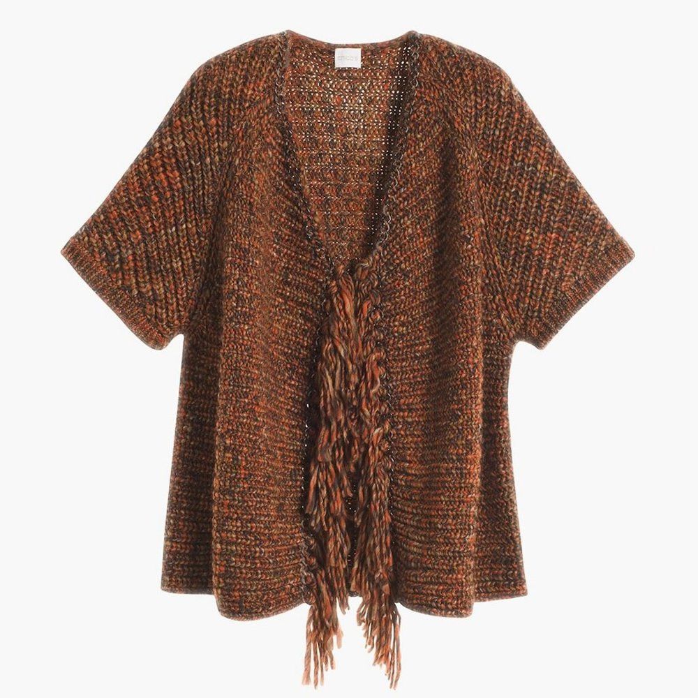 Chicos Chico's Katarina Hardware Fringe Cardigan Size 0 US S Size S / US 4 / IT 40 - 3 Thumbnail
