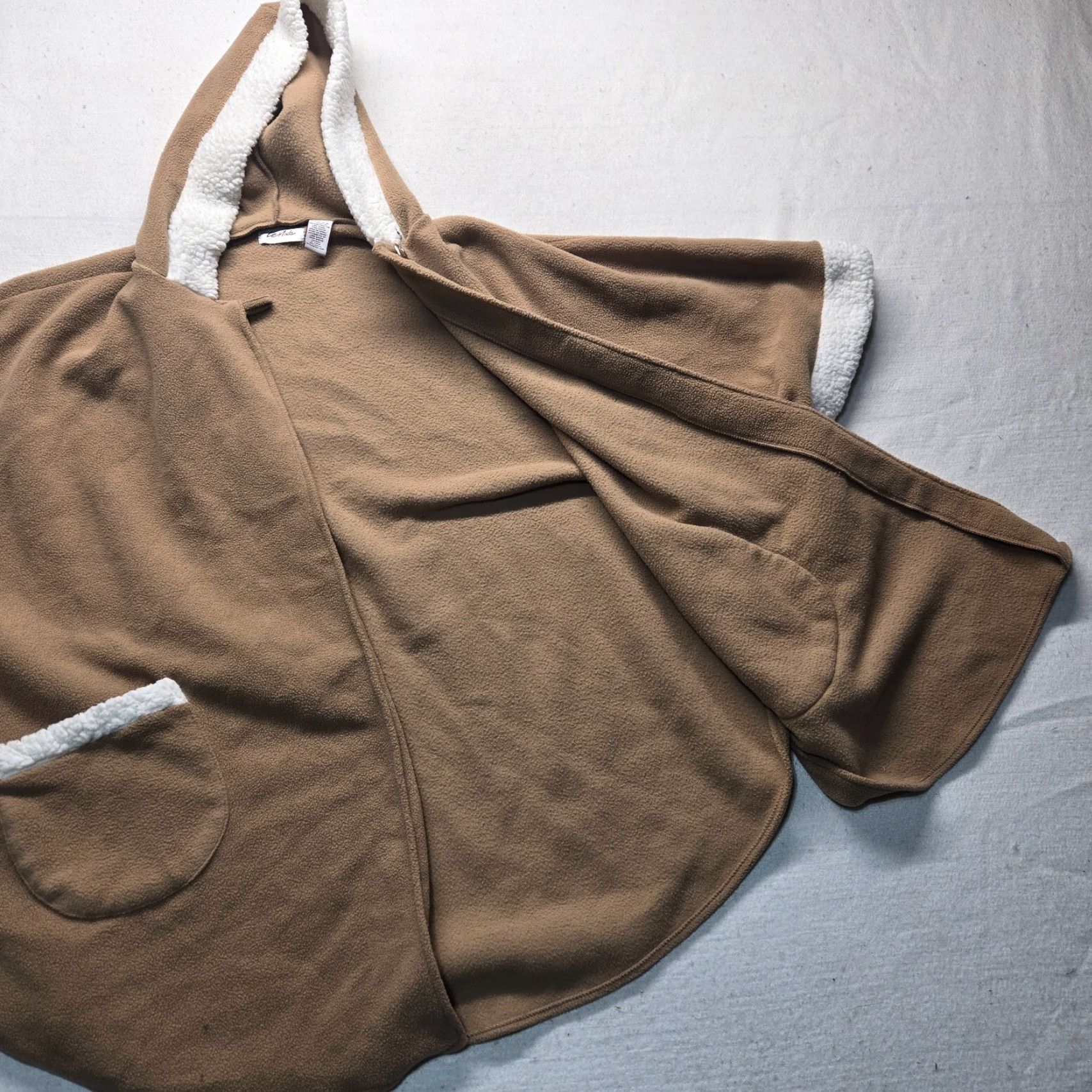 Vintage Le Moda Brown Tunic Sweater Cover Throw Adult Women One Size Size ONE SIZE - 4 Thumbnail