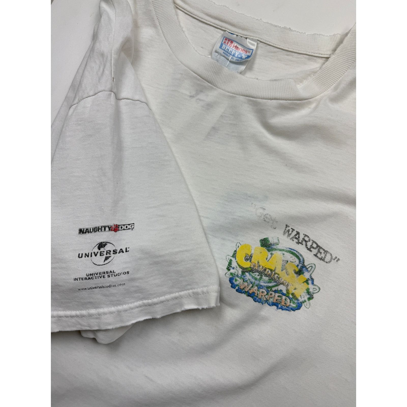Vintage Vintage 90s Crash Bandicoot Warped Graphic T Shirt Size XL Size US XL / EU 56 / 4 - 4 Thumbnail