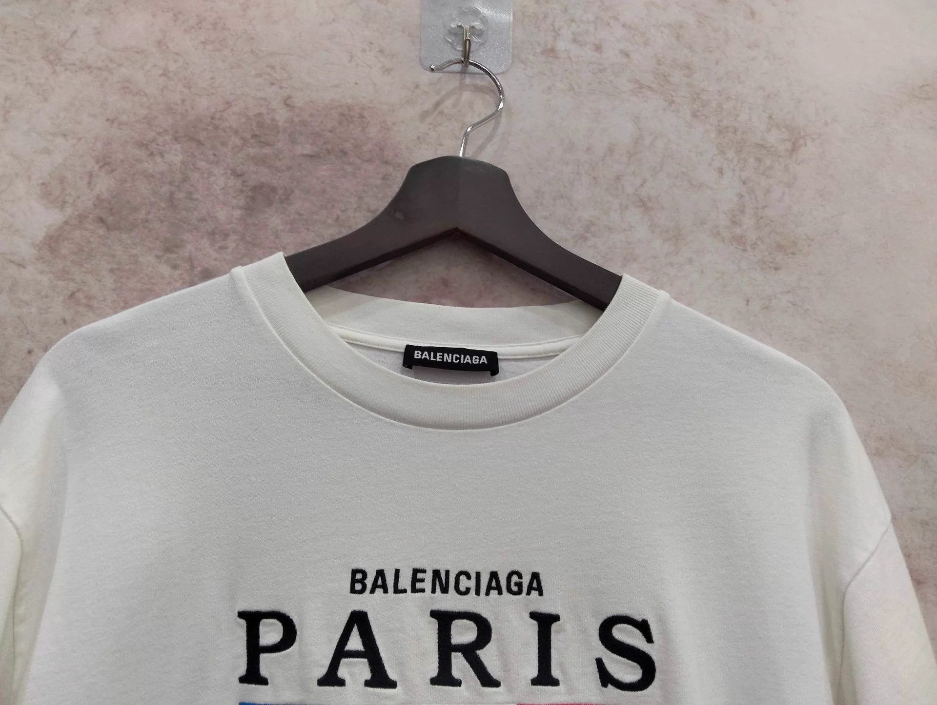 Balenciaga Balenciaga logo print crewneck straight short-sleeve tee S Size US S / EU 44-46 / 1 - 6 Thumbnail