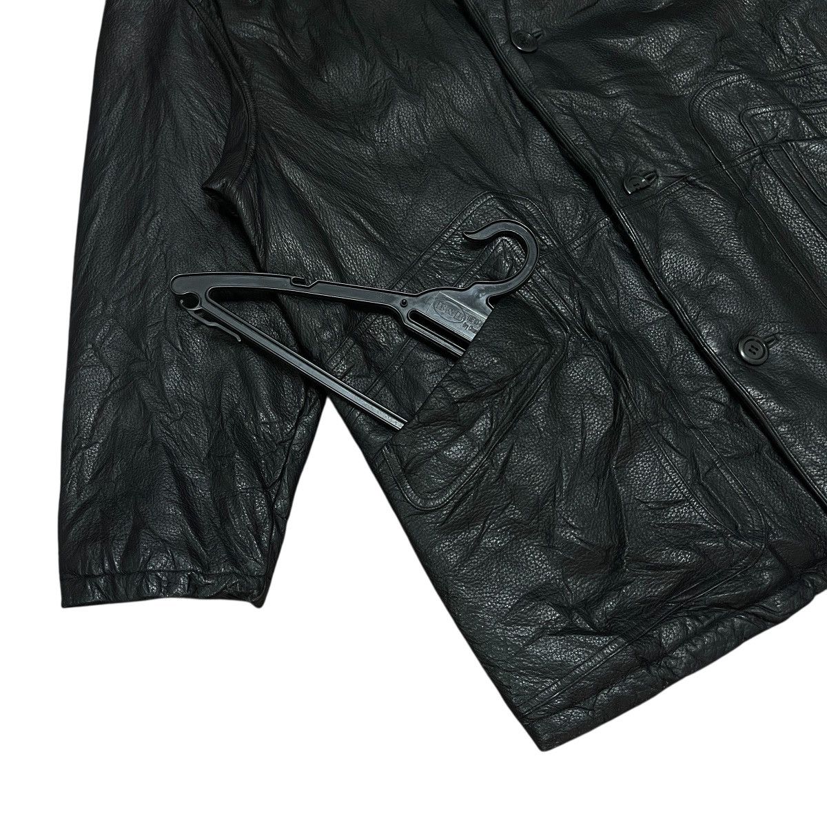 Lanvin Vintage Lanvin Paris Button Up Sheepskin Leather Jacket Size US XL / EU 56 / 4 - 11 Thumbnail