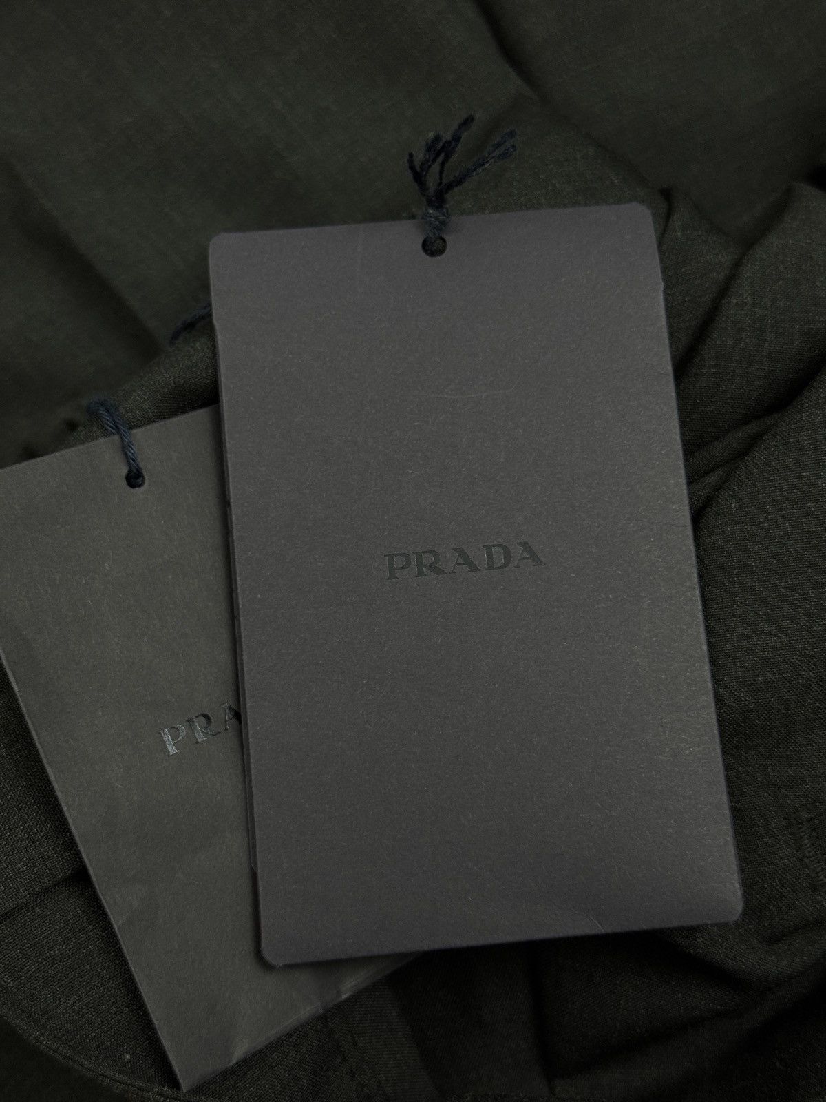 Prada NWT PRADA GRAY WOOL PANTS PRADA LOGO Size US 30 / EU 46 - 14 Thumbnail
