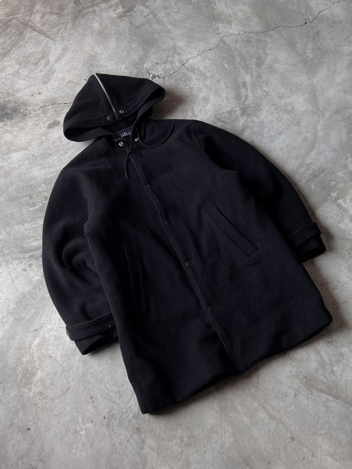 Ralph Lauren tage Ralph Lauren Wool Split Zipper "Snorkel Hood" Jacket Size US XS / EU 42 / 0 - 5 Thumbnail