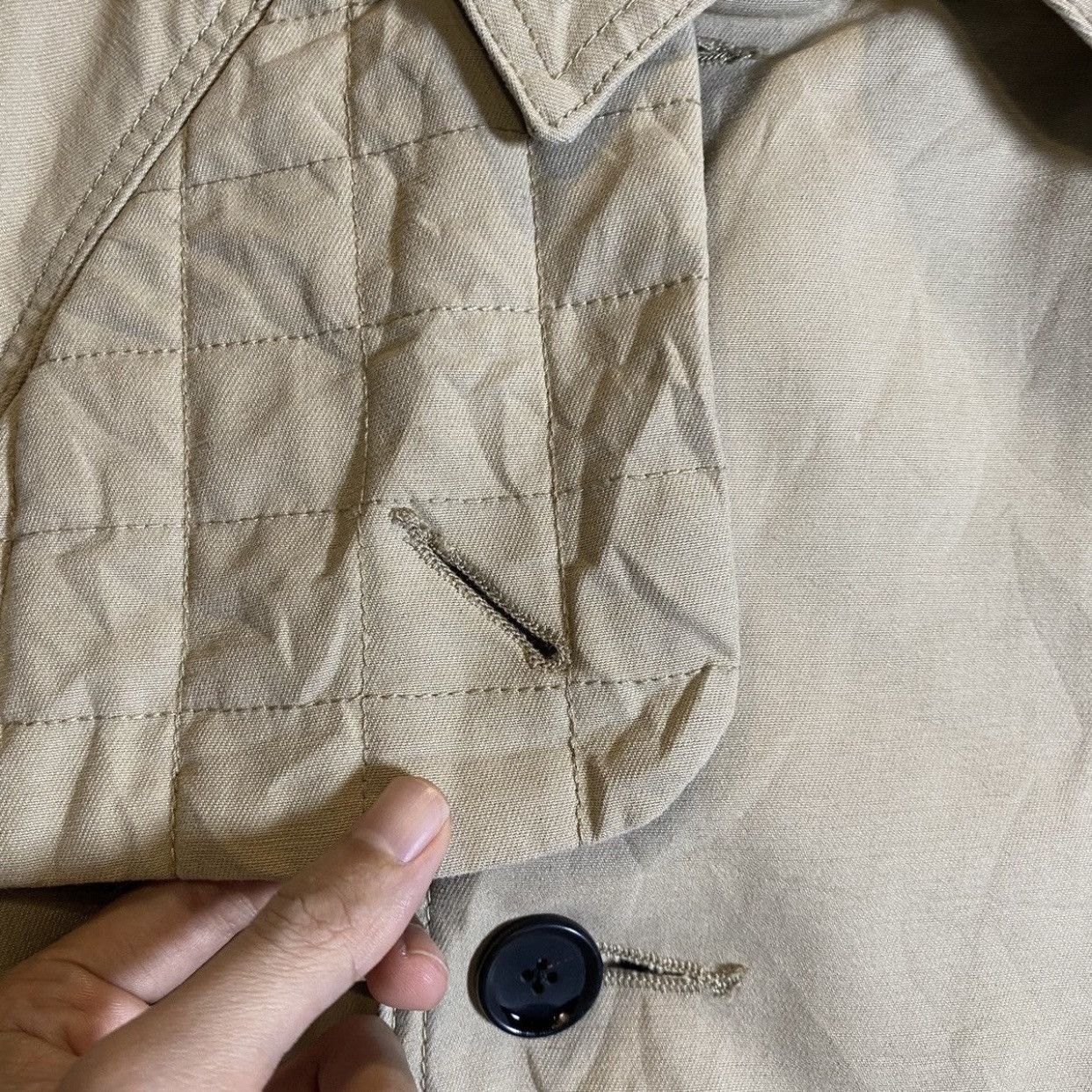 Ne-Net Ne-net by Issey Miyake quilted safari trench coats Size US L / EU 52-54 / 3 - 8 Thumbnail