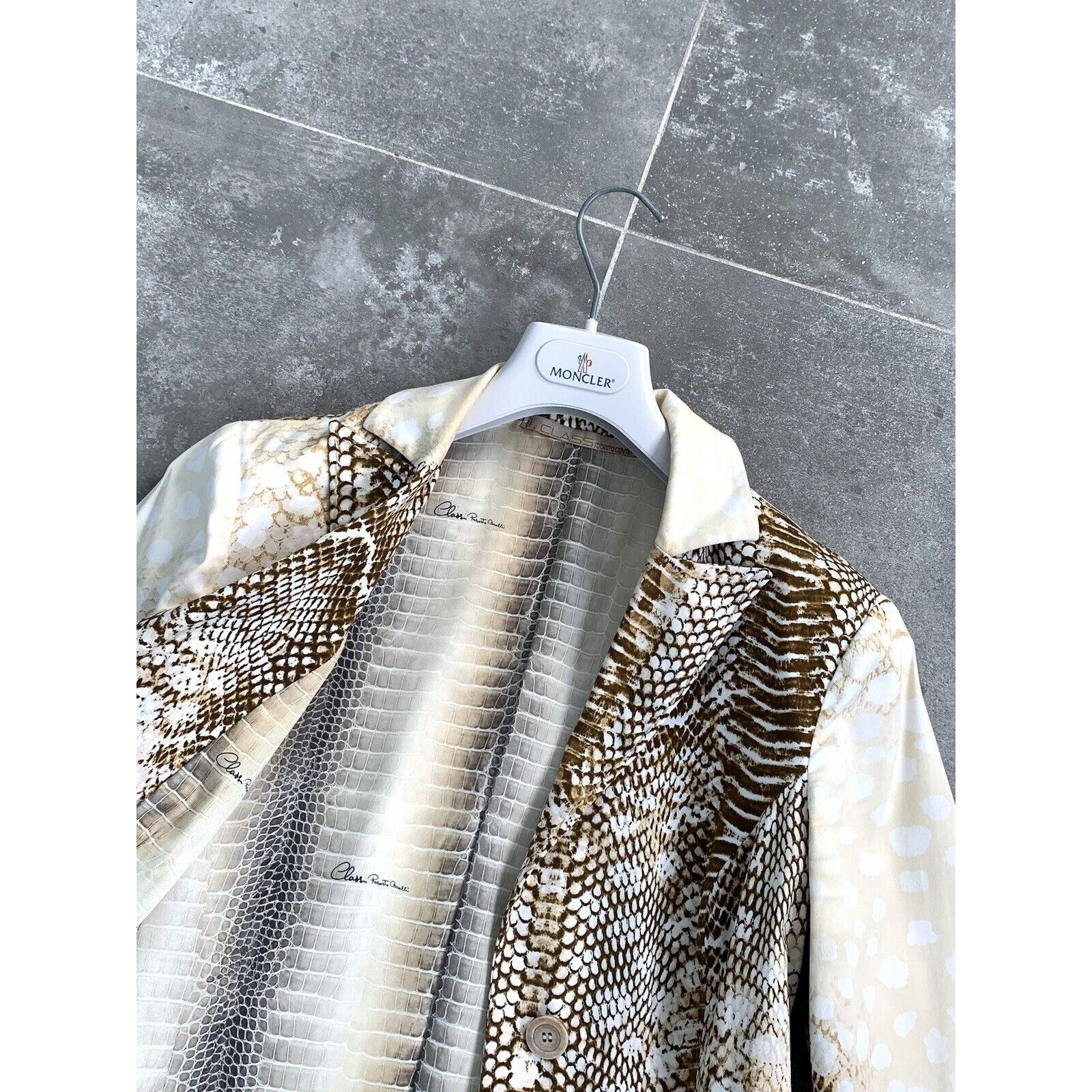 Roberto Cavalli × Vintage Women's ROBERTO CAVALLI Lizard Blazer Jacket SZ S-M EU 36-38 Size M / US 6-8 / IT 42-44 - 11 Thumbnail
