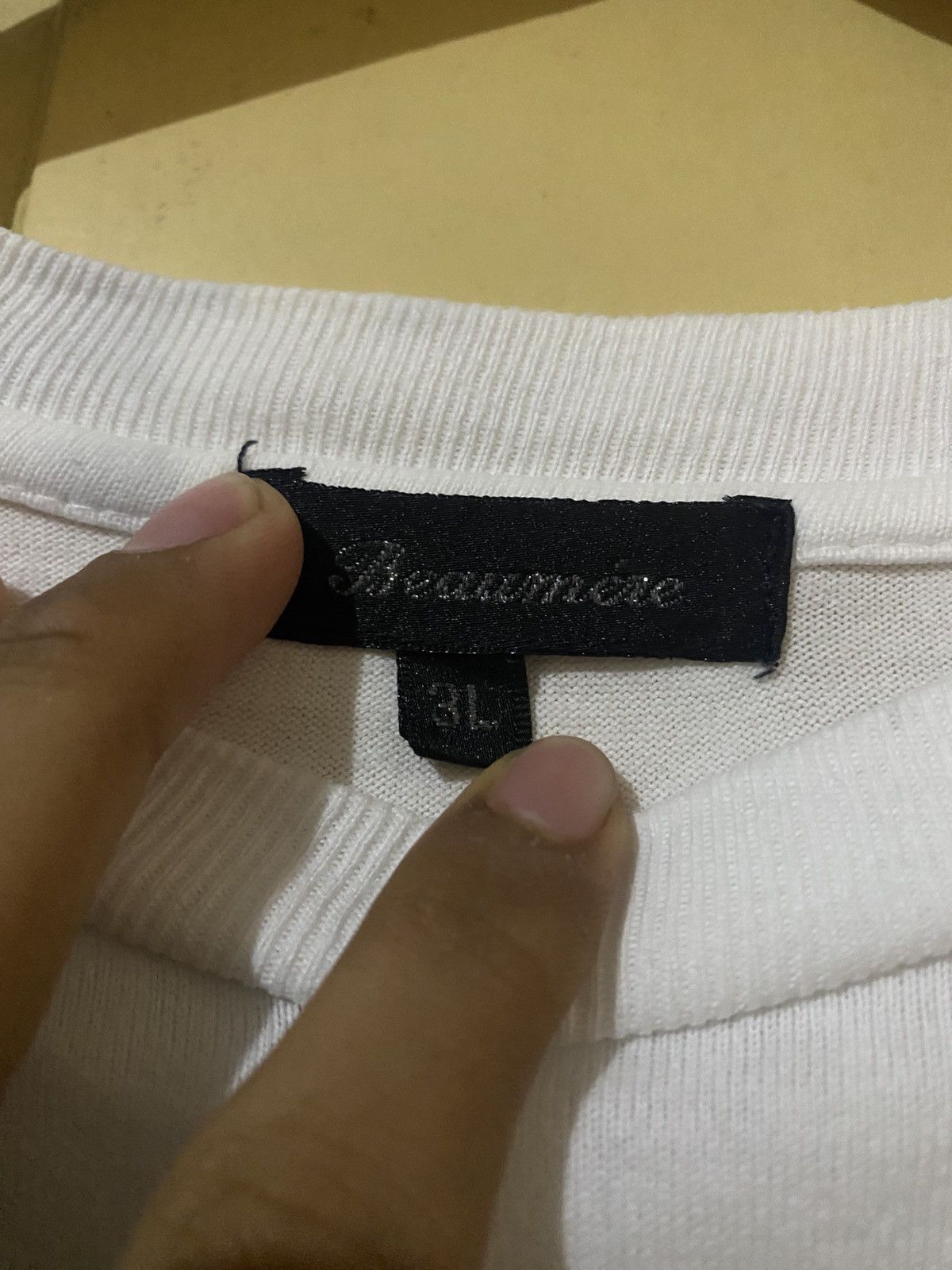 Japanese Brand •SOLD• Japanese Brand Beaumere Long Sleeve Cool Style Size US L / EU 52-54 / 3 - 7 Thumbnail