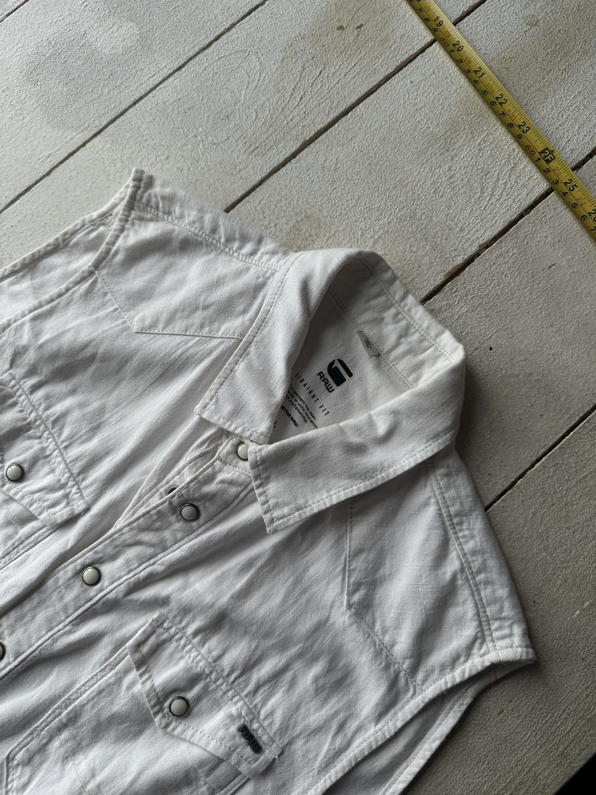 G-Star 🚨VINTAGE G STAR RAW WHITE COTTON VEST sweater RARE Size US M / EU 48-50 / 2 - 2 Thumbnail